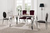 Simple Modern Style Dining Room Stainless Steel Dining Table