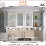 Popular and Simple White PVC Kitchen Cabinet