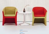 Modern 2 Person Leisure Hotel Lobby Reception Sofa with Table