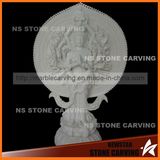 Solid White Thousand-Hand Bodhisattva Figure of Buddha Statue Nss-040