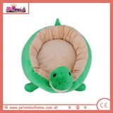 Cartoon Soft Pet Bed in Green