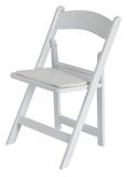 White Outdoor Garden Plastic Chair for Weddings