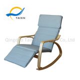 Home Furniture Wooden Rocking Chair with Metal Frame