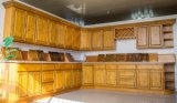 American Style Antique Wood Kitchen Cabinet