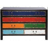 Chinese Antique Furniture Colorful Sideboard Lwb645
