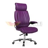 First Quality High Back Metal Leg Adjustable Office Chair (HY-380A)