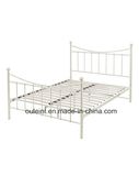 Morden Metal Double Bed with Wood Slats (OL17143)