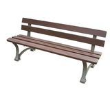 Antique Outdoor Wooden Cast Iron Park Garden Bench