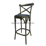 Restaurant Bar Furniture Cross Back High Bar Chair Stools (JY-H17)
