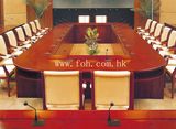 20~30 Person Large Wooden Conference Table Boardroom Meeting Table Classic Furniture (FOHSC-8015)