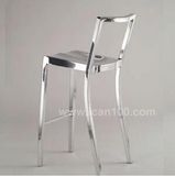 French Style Ghost Stainless Steel Dining Bar Chairs (SC-07018)