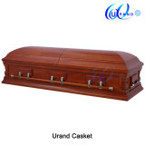 Mahogany Veneer Matt Gloss Wholesale Chinese Coffin and Casket