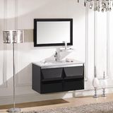 Modern Solid Wood Bathroom Cabinet