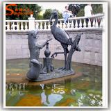 China Supplier Art Sculpture Animal Stone Sculpture Metal Stone