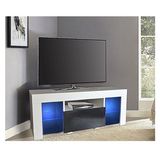 Modern 110cm Corner LED Light Gloss Matt TV Unit