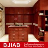 Customized Red Teak Classic Metal Home Furniture Aluminum Wardrobe
