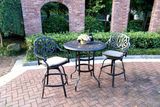 Cast Aluminum Garden Barstool 3PC Set Furniture