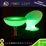 Hotel Decoration Illuminated Light up Round LED Coffee Table