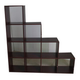 2-4 Tiers Wooden Bookcase Storage Furniture Cube Display Unit