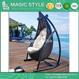 High Quality Swing Rattan Wicker Swing Outdoor Patio Swing Balcony Hammock (Magic Style)