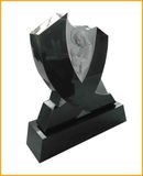 Shanxi Black Flower Granite Monument Tombstone