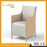 Restaurant Hotel Outdoor PU Leather Rattan Chair Wicker Leisure Garden Dining Furniture