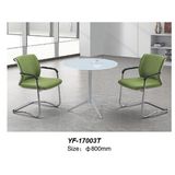 Modern Furniture European Design Tempered Glass Coffee Table (YF-T17003)