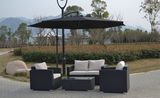 PE Rattan Aluminum Frame Durable Outdoor Sofa Table Set Furniture