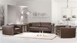 Affordable Stainless Steel Rest Leisure Guest PU Leather Sofa