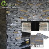 SL-018r Black Color Slate Rough Finish Ledge Culture Stone