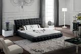 Hot Selling Genuine Leather Bed (SBT-5828)