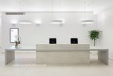 Simple Design Corian and Wood Office Table Desk