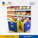 Large Size Plastic Shopping Folding Basket