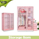 New Living Room Furniture Folding Kids Fabric Wardrobe