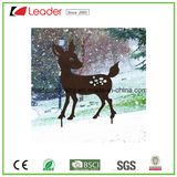 Garden Metal Silhouettes Stake Deer Shadow Figurine for Christmas Decoration