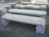 China Green Granite Table and Chair for Park Decorations