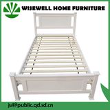 Solid Pine Wooden Single Bed Furniture (W-B-0092)