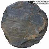 Natural Dark Grey Step Stone for Paving/Flooring/Garden Steps (RS-009)