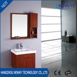 Wall Mounted Wooden Bathroom Cabinet with Side Cabinet