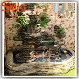 2015 Unique Style Plastic Fake Artificial Decoration Waterfall Fountain Rockery