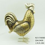 Resin Rooster and Hen Statues for Home Decoration