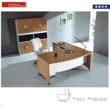 L Shaped Standard Height Wooden CEO Office Table