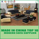 Home Office Leisure Sectional Leather Wooden Sofa Set