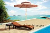 Outdoor /Rattan / Garden / Patio /Hotel Furniture Rattan Lounge Chair & Side Table Set (HS1718CL &HS 7203ET)