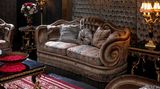 Sb53 Solid Wood Classical Royal Style Fabric Sofa