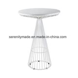 Bar Furniture Outdoor Metal Wire High Bar Cocktail Tables