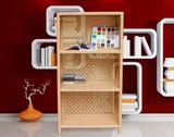 Rattan Book Rack Book Cabinet Storage Rack Rattan Furniture