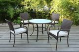 Table and Chairs Rattan Wicker Outdoor Garden Furniture (FS-2015+ FS-2016)