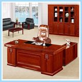 Natural material Solid Wood Leg Executive Desk Office Table