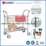 Adjustable Chrome Wire Trolley for Hospital &Drugstore (TR183636A2C)